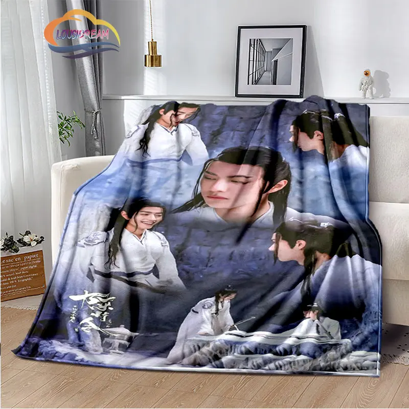 

The Untamed fashion Flannel Blanket Sofa bed soft and warm blanket travel camping blanket weiwuxian Fans of idols gift blanket