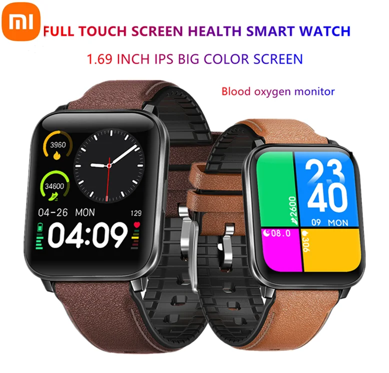 

Xiaomi 2022 New Smart Watch Women's 1.69 inch Wireless Charging Smart Bracelet Men's IP68 Waterproof Bluetooth Call For 12 Days