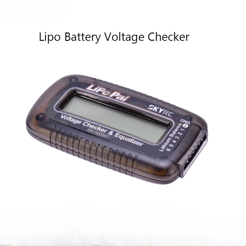 

SKYRC LiPoPal Battery Checker 2-6S Lipo Battery Voltage Checker Equilizer Capacity Display Voltage Balancer Voltage Indicator