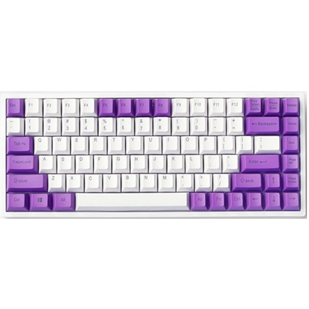 Royal Kludge RK84 84 Kyes Gamer Mechanical Keyboard PBT Keycaps Translucent Double-Shot Molding Keycap for Cherry MX Switch