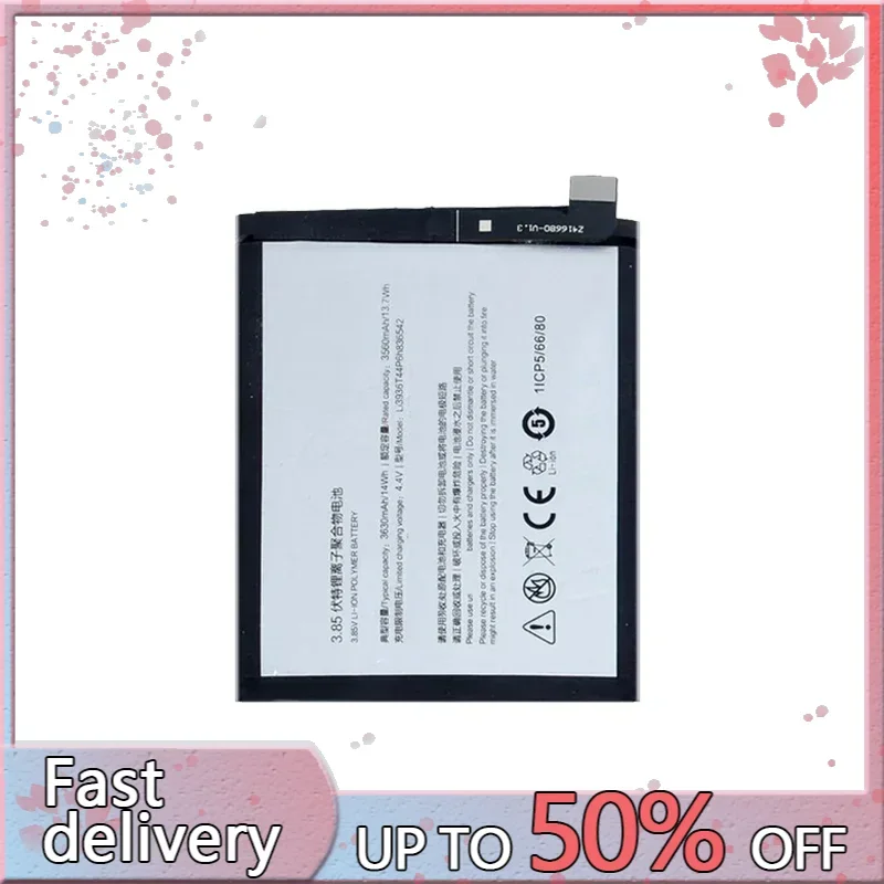 Аккумулятор 3630 мАч Li3936t44p6h 836542 Для ZTE Nubia M2 Dual SIM TD-LTE NX551J 5 дюйма