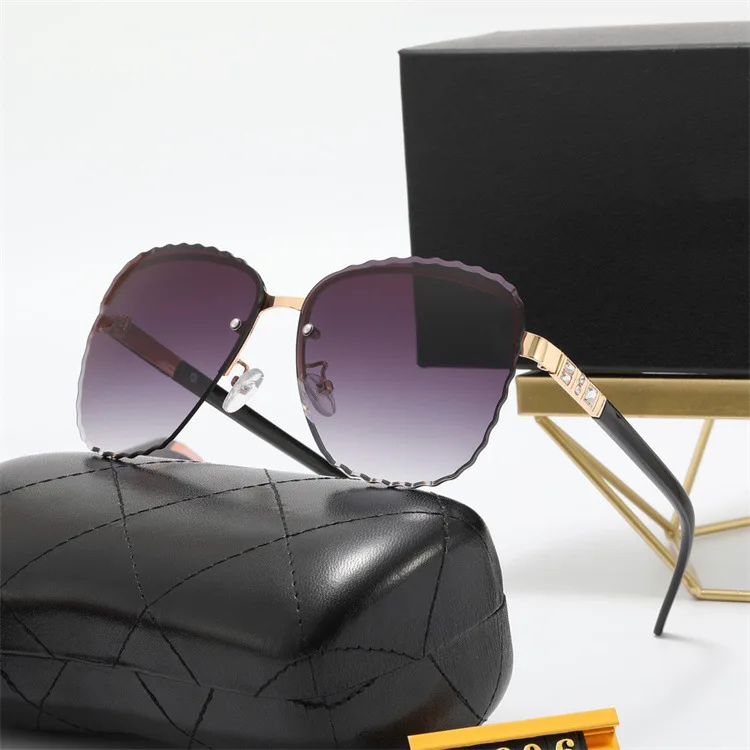 

Sqaure Rimless Sunglasses New Luxury Brand Designer Sun Glasses Women Fashion Big Shades UV400 Eyewear Gafas Goggle