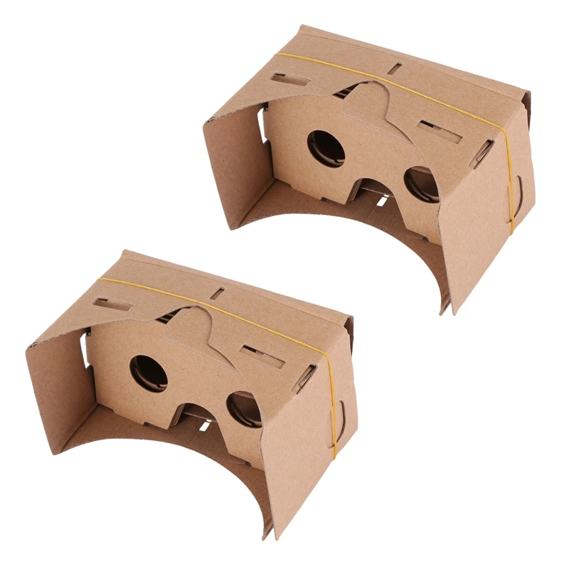Очки виртуальной реальности 3D для Google Cardboard, 2 шт., 6 дюймов