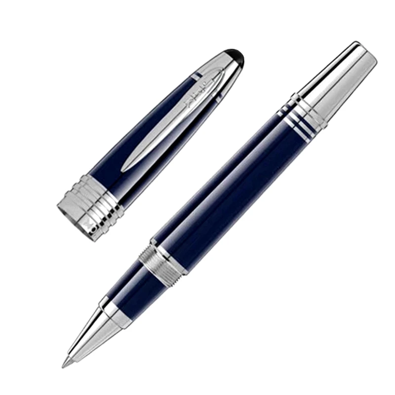 Высокое Качество MB John Kennedy роскошные темно-синие металлические шариковые ручки с