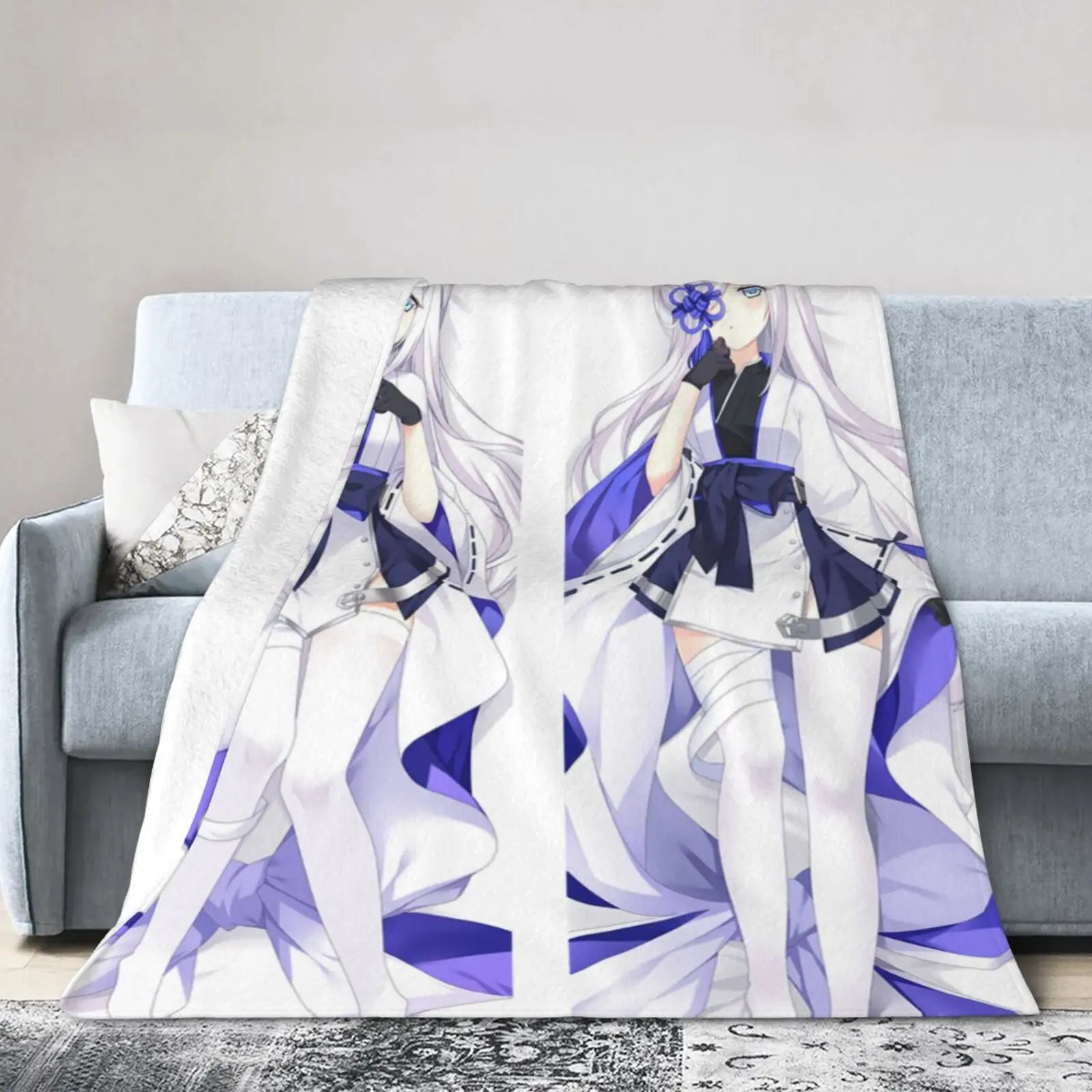 

Azur Lane Blanket Breathable Flannel Winter Super Warm Bed Blanket Travel Bedding