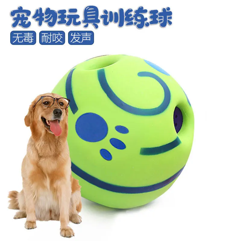 

AC0024 Wobble Wag Giggle Glow Ball Interactive Dog Toy Fun Giggle Sounds When Rolled or Shaken Pets Know Best As Seen On TV