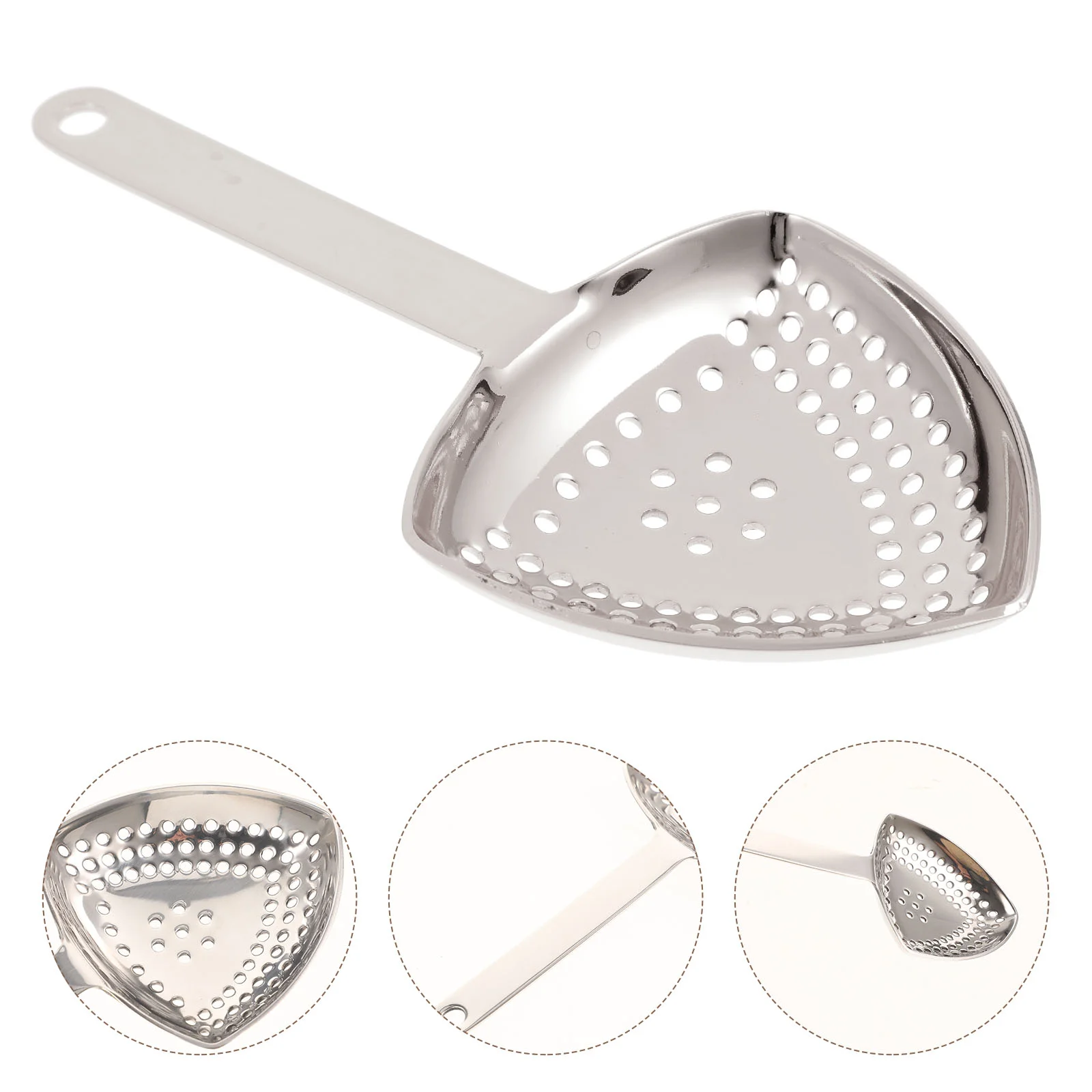 

Strainer Spoon Cocktail Ice Filter Bar Scoop Tea Strainers Drink Mesh Fine Bartending Sieve Tool