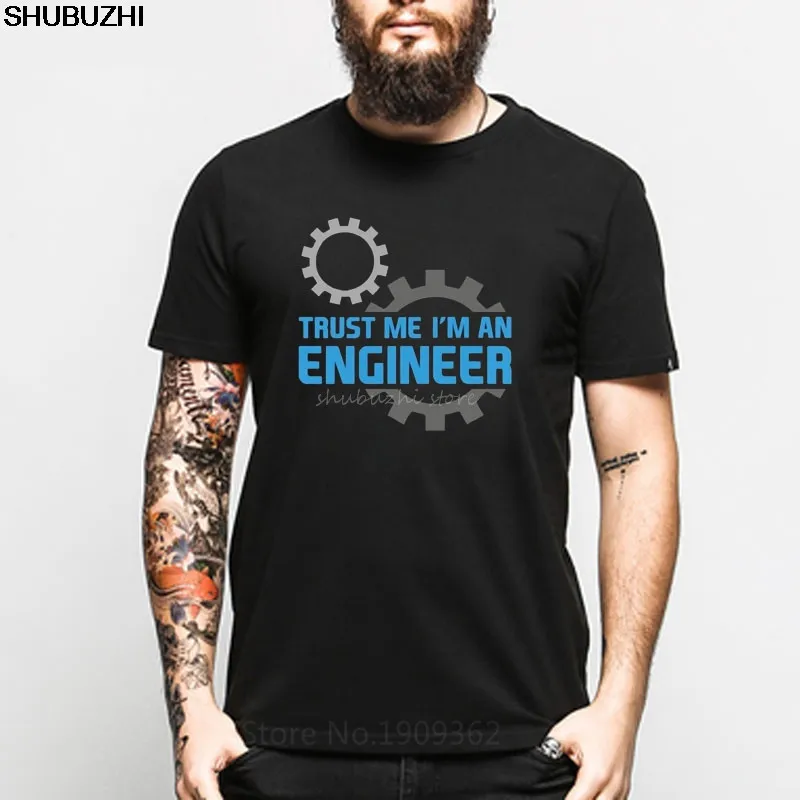 

Make Your Own T Shirt Short Sleeve O-Neck Compression Mens Trust Me I Am An Engineer T Shirts sbz4293