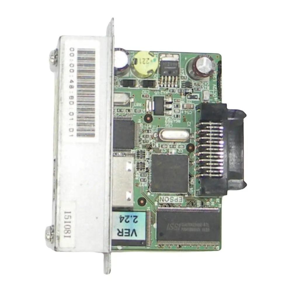 Фото UB-E02 M155B Интерфейсная плата Ethernet RJ-45 Подходит для EPSON TM-T88III 88III TM-U675 TM-J2000/J2100 TM-H6000/H6000II №1