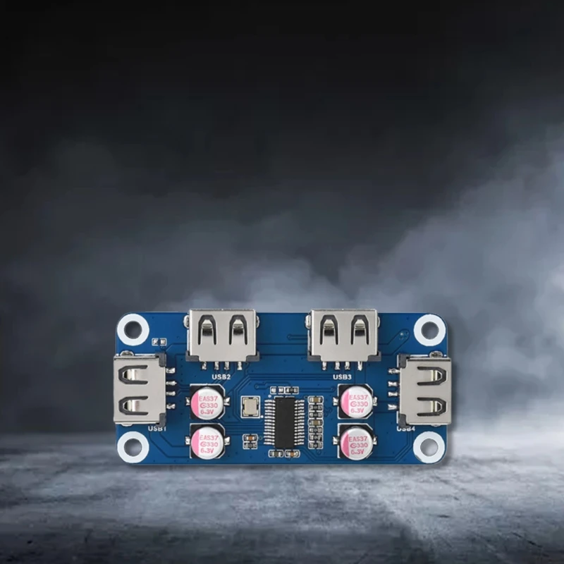 Плата расширения J0PB USB 2 0 HUB совместимая с Raspberry Pi 4 B 3 + 2B Zero W WH портами |