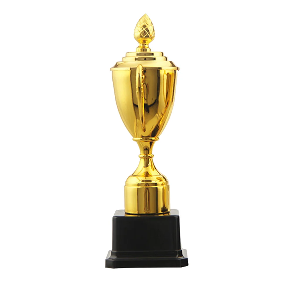 

Plastic Gold Trophy Mini Model Cup Prize Home Desktop Decor Party Celebration Reward Creative Children Toy Kids Trophies