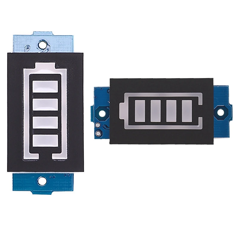 

2 Pcs Lithium Battery Capacity Indicator Module Display 16.8V Battery Power Tester Li-Po Li-Ion, 2S Series & 4S Series