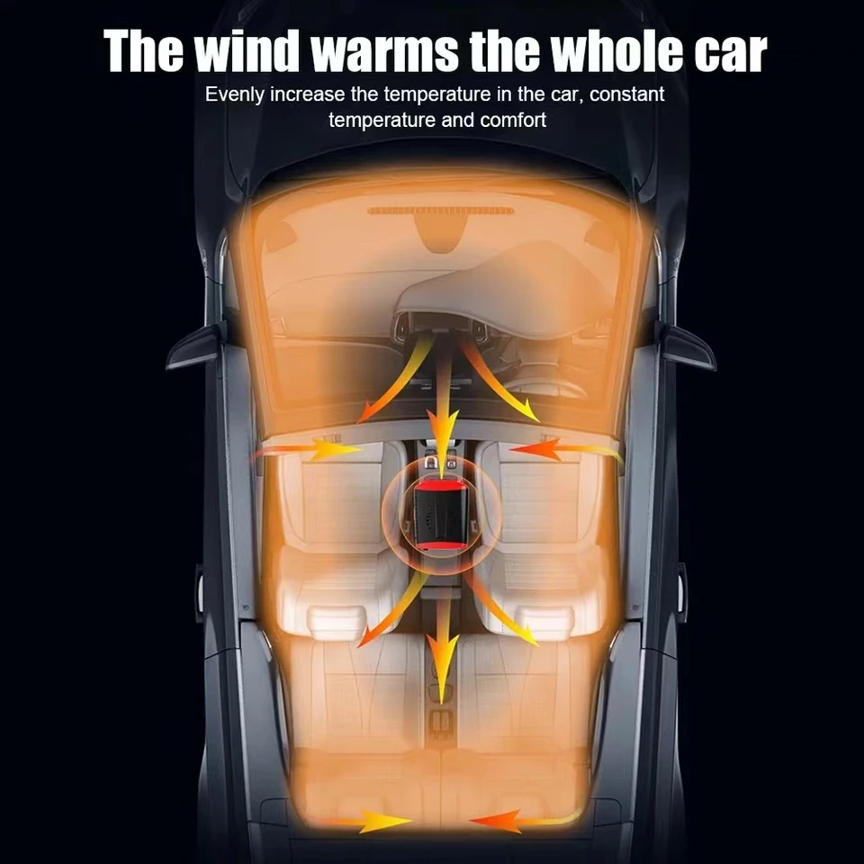 Автомобильный обогреватель вентилятор дефростер Портативный 12 В оконный экран