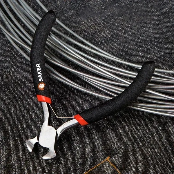 

Saker Multifunction Cutting Pliers 45# Steel Pliers Plastic Handle For DIY Equipment Craft Pliers Clamp Cutting Plier Hand Tools