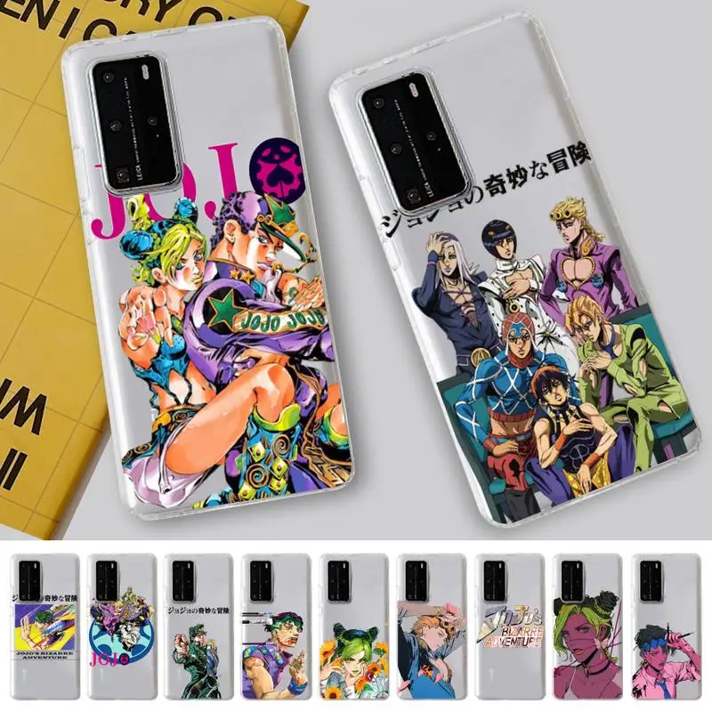 

JoJos Bizarre Adventure Phone Case For Huawei P 20 30 40 pro lite Psmart2019 Honor 8 10 20 Y5 6 2019 Nova3E