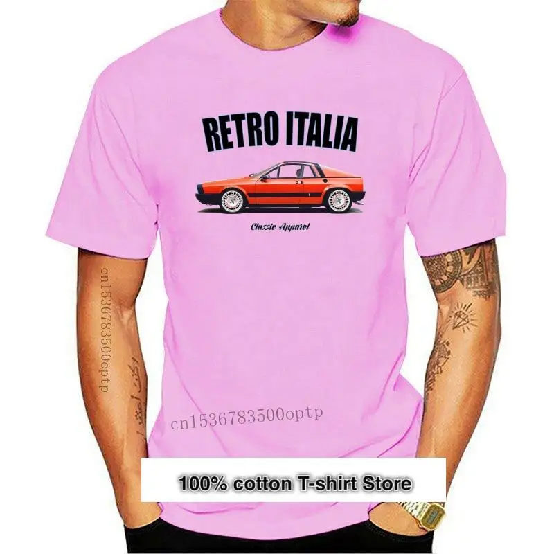 Camiseta LANCIA BETA MONTECARLO nueva ITALIA RETRO Coche clásico MONTE CARLO