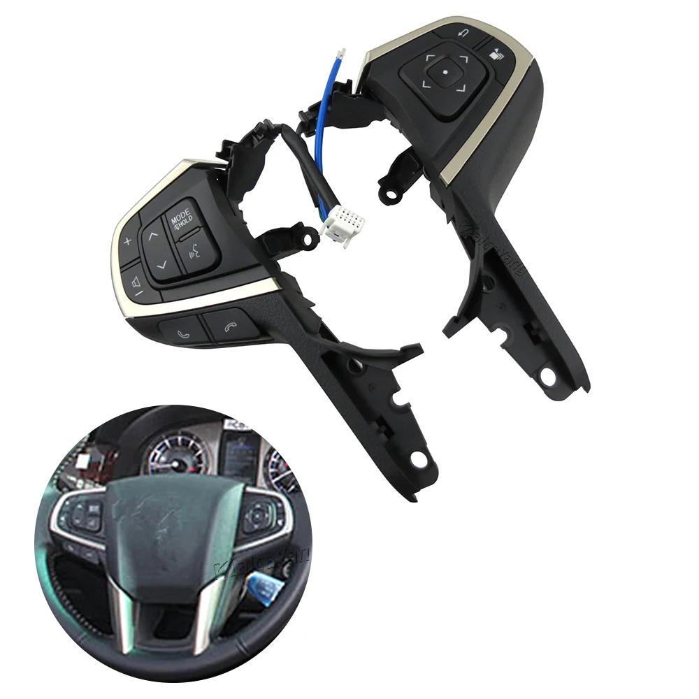 

Car Cruise Control Switch Audio Bluetooth Steering Wheel Button For Toyota Innova GUN14#,TGN14# 2015-2021 Car Accessories