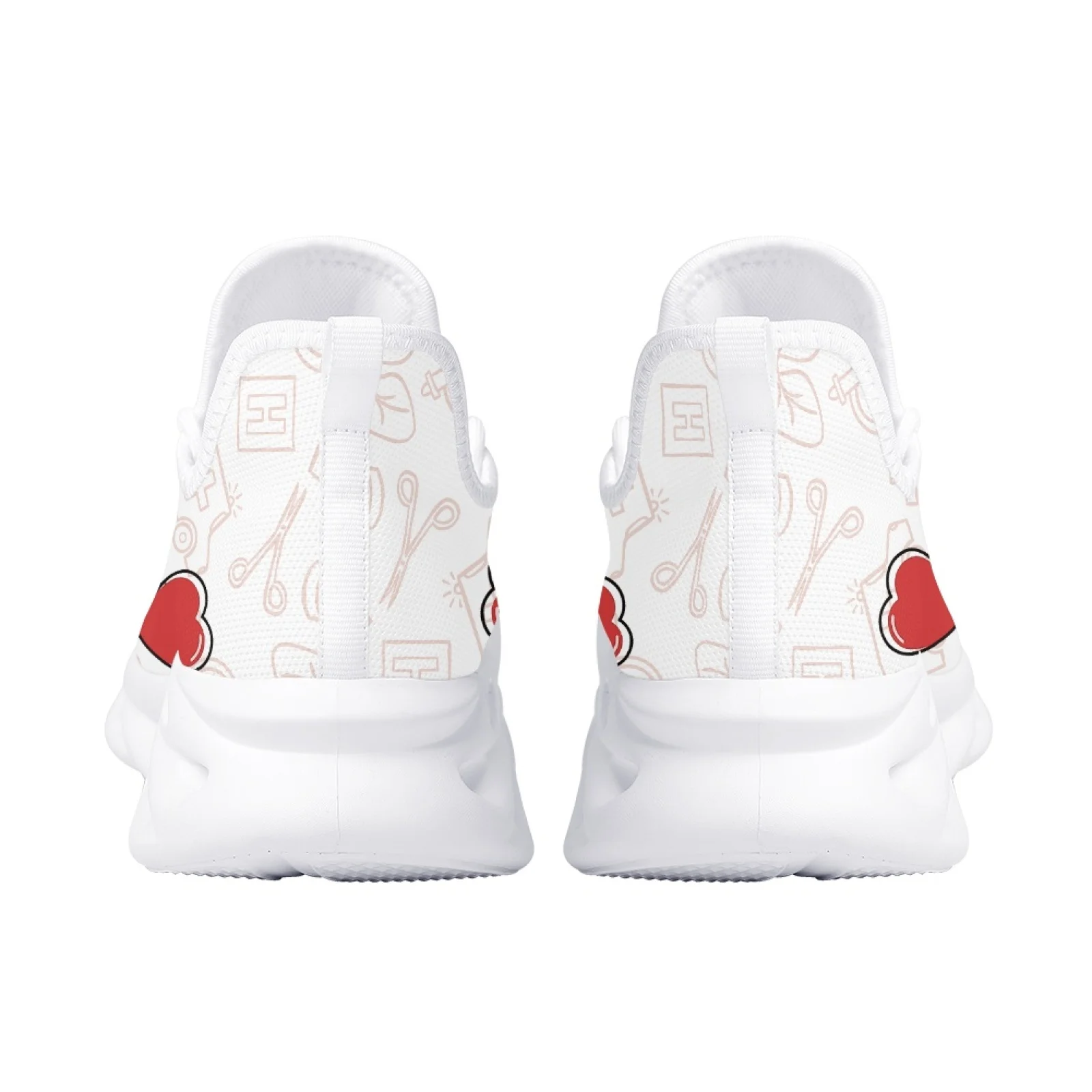 Симпатичные кроссовки Belidome для корги женщин медсестер тенниса тренировок