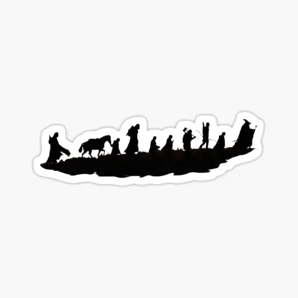 

The Fellowship 5PCS Stickers for Anime Living Room Background Cartoon Funny Luggage Room Window Decor Wall Decorations Print