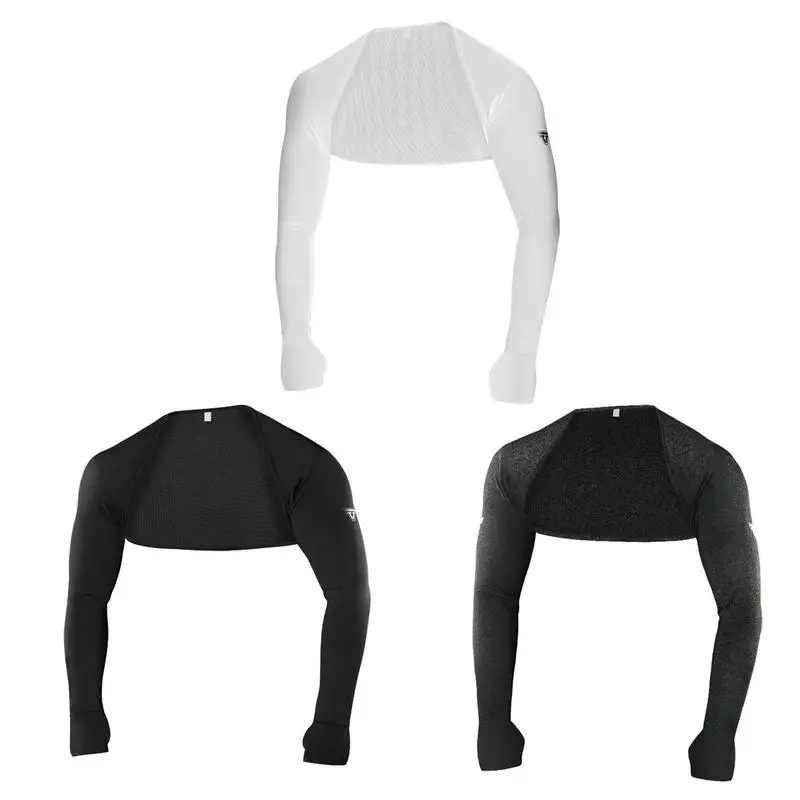 

Ultra-thin Shawl Arm Sleeves Ice Silk Cooling Long Gloves Breathable Sun Protection Anti UV Hand Cover Warmer Outdoor Golf Sport