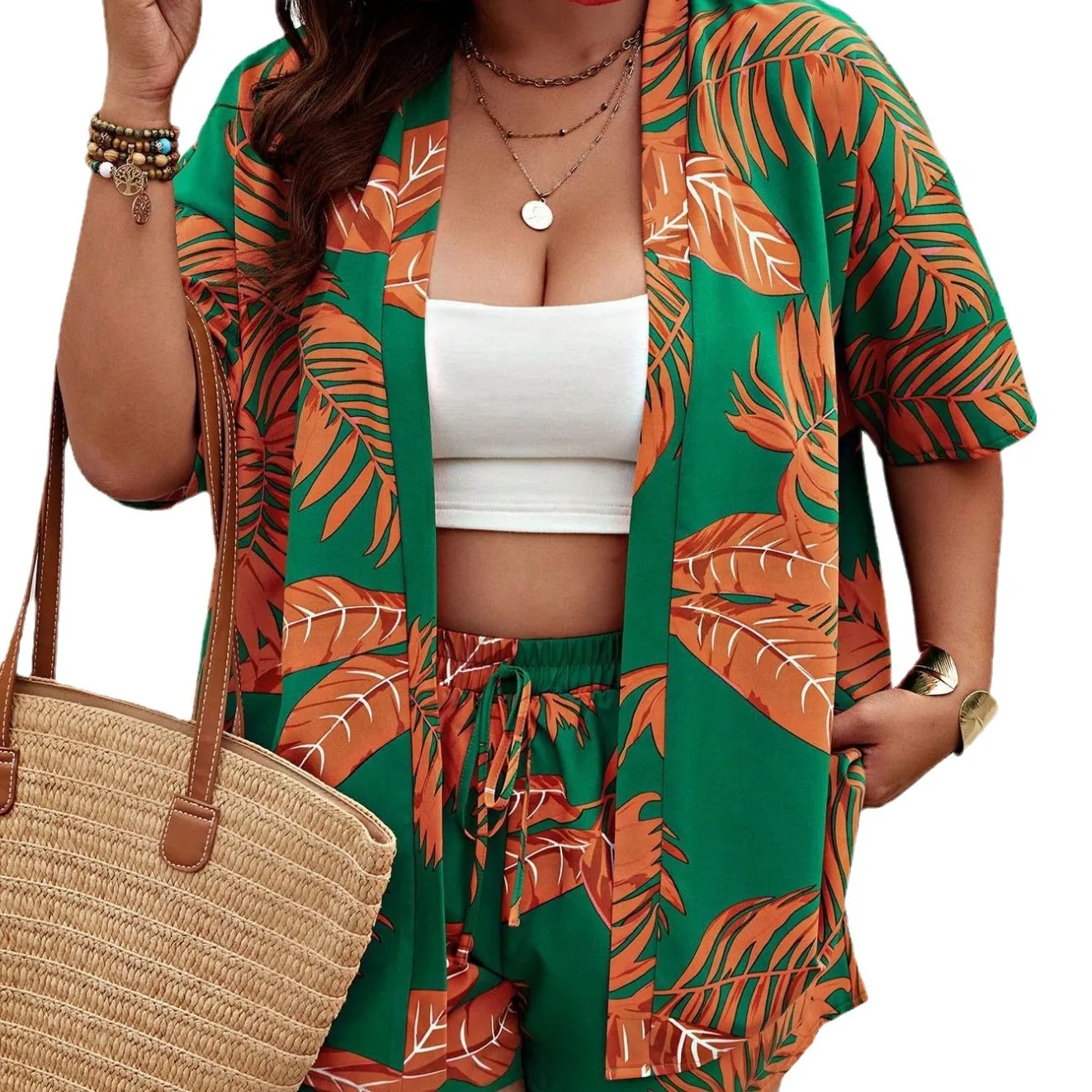 Женские комплекты из 2 предметов модные с короткими брюками элегантный женский