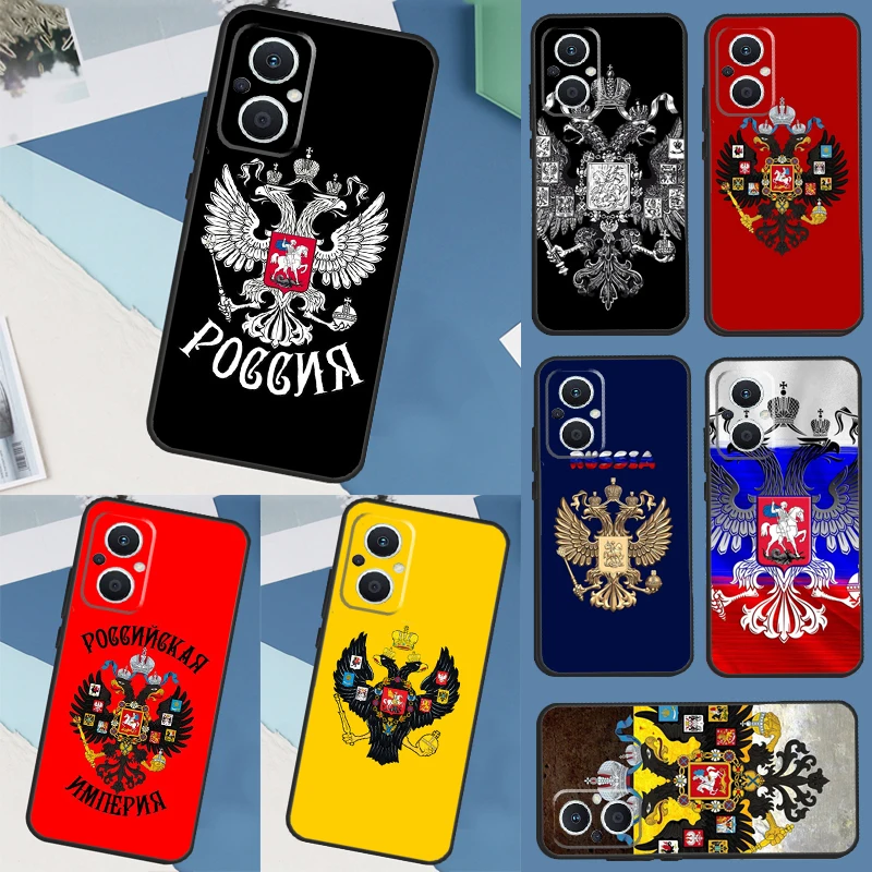 Чехол для телефона с изображением герба оружия России OPPO Reno 5Z 4Z 2Z 8T 3 4 5 6 7 8 Lite Find X5 X2