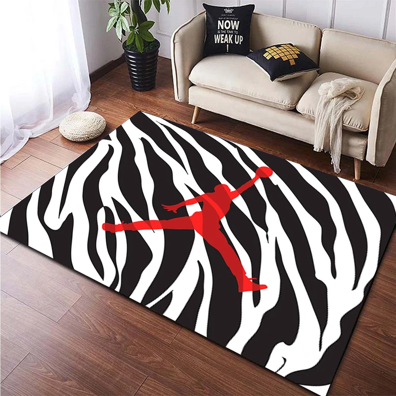 

Fashion Textured Sports Large Rug for Living Room Area Rug Bathmat Soft Rug Home Decor door mat Play anti slip mat door mat