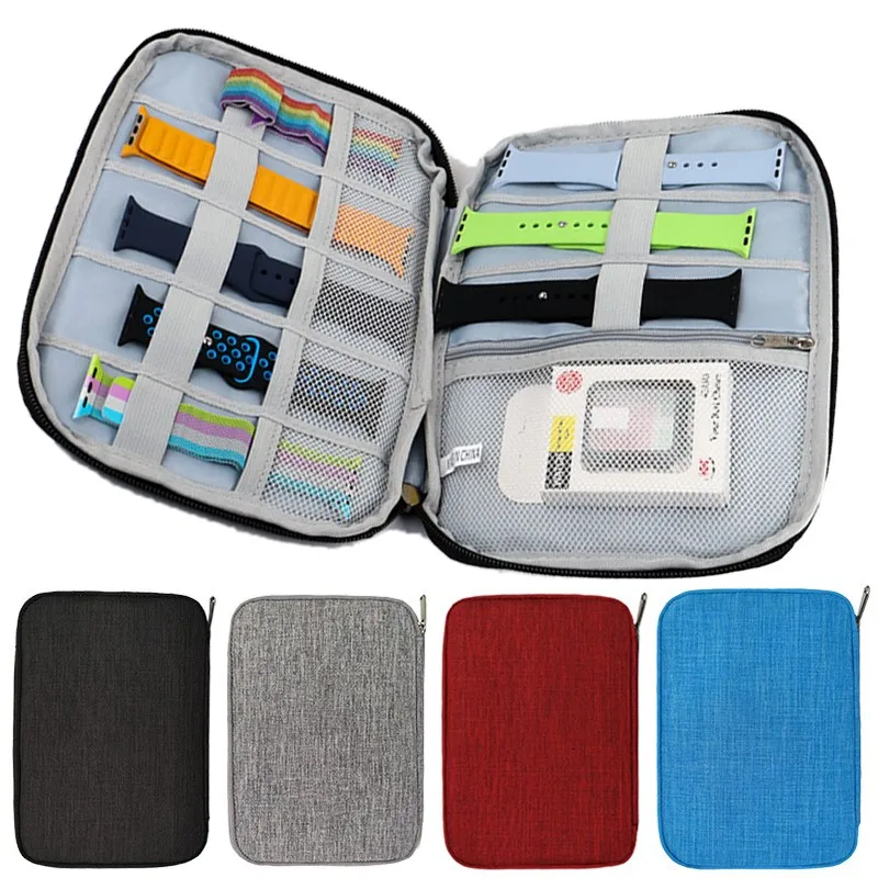 

1 коробка для хранения ремешка для часов apple watch, дорожная сумка, коробки для ремешков, Многофункциональный органайзер для ремешков часов, че...