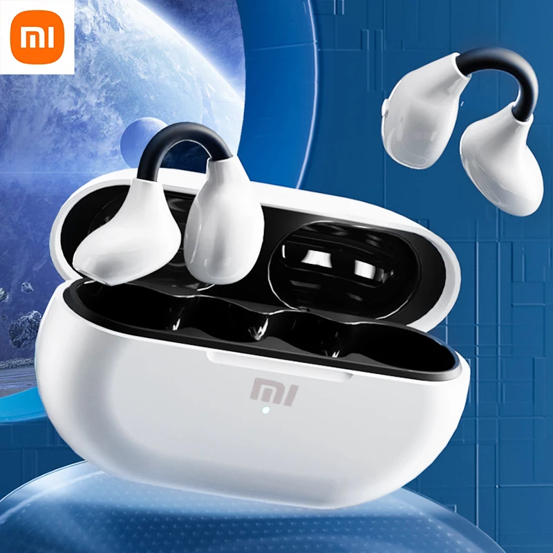 

Xiaomi Earclip Wireless Bluetooth5.3 Earphones Bone Conduction Hifi Earring Headphones Sport Earbuds TWS Headset With Microphone