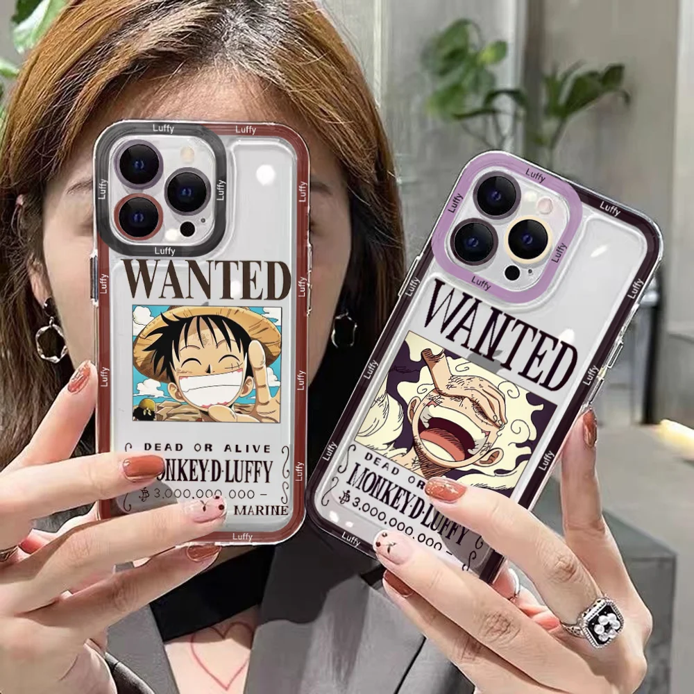 

Anime Ones Pieces Luffies Phone Case For Xiaomi Redmi Note 12C 11 10 Pro Plus 10C 9A 9C 9T K30 K40 K50 K60 4G Transparent Capa