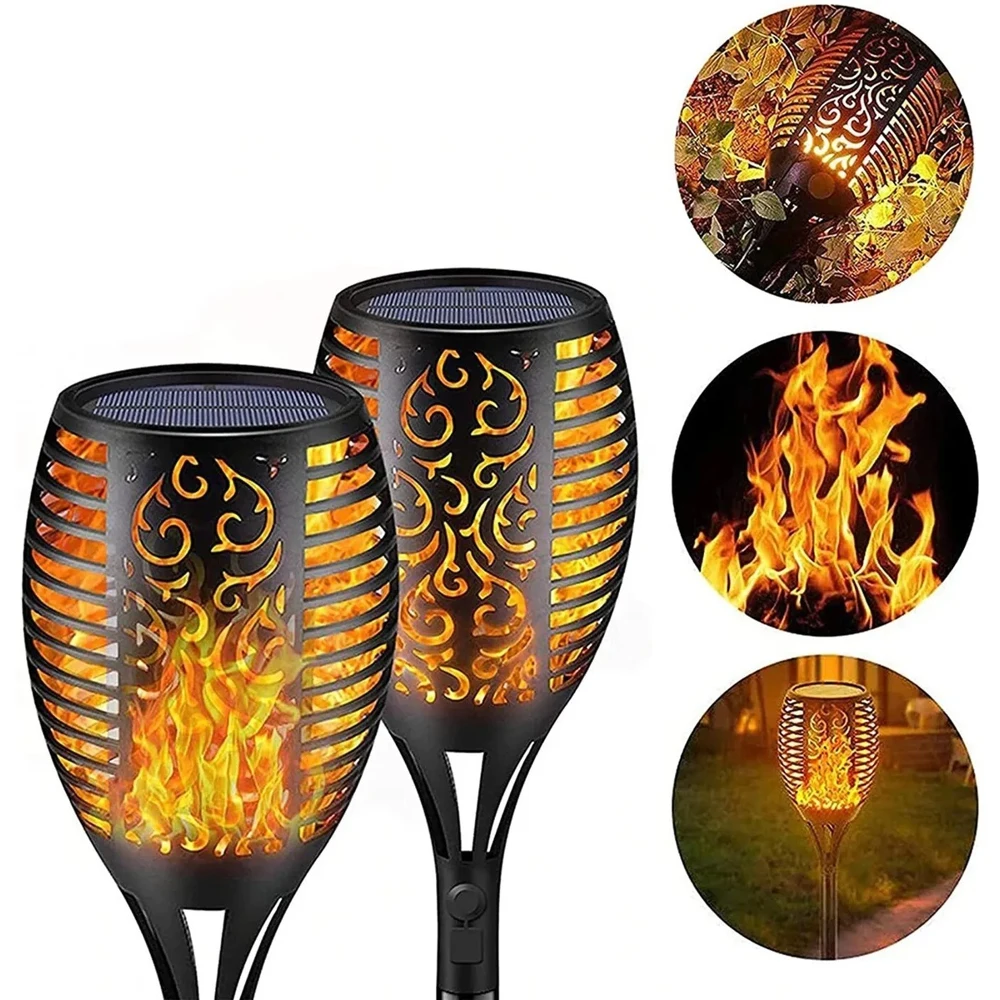 Big LED lamp is big flame 96led torch with dancing effect |