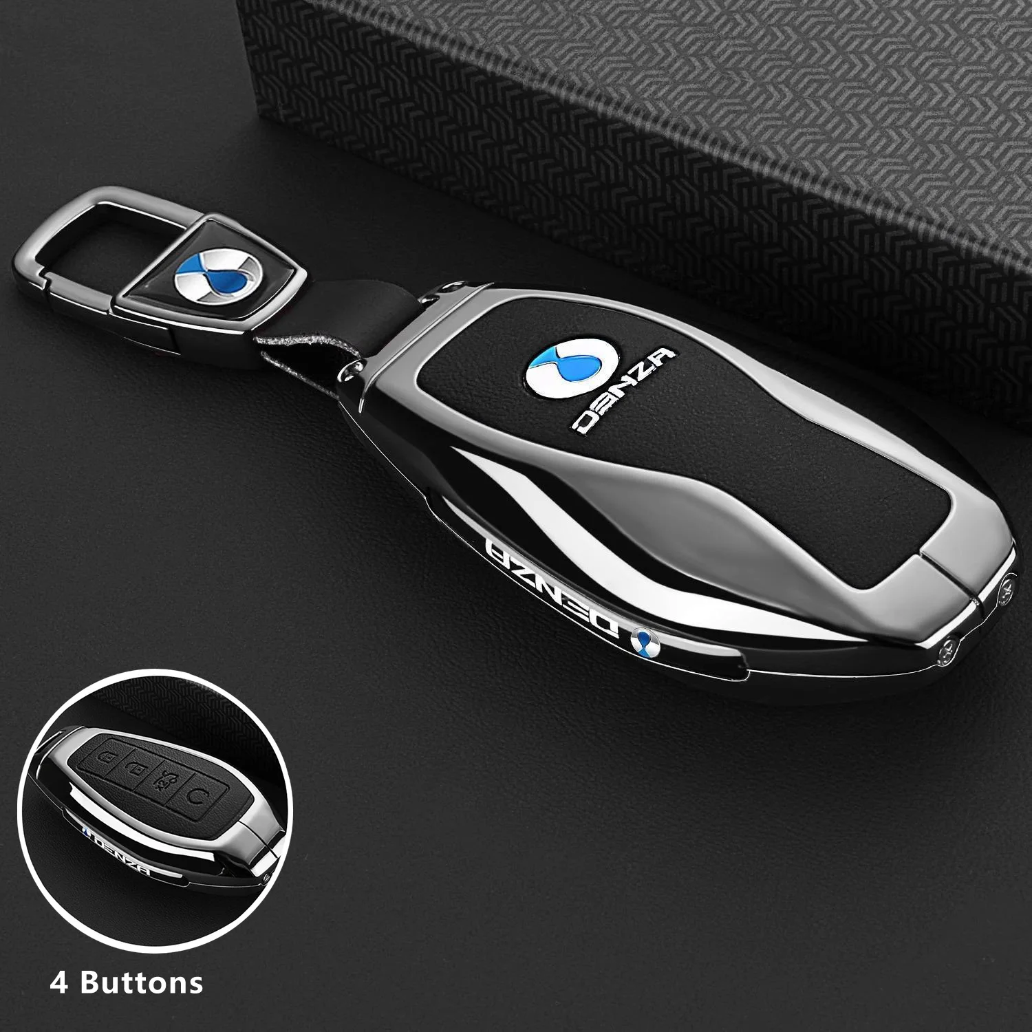 

Чехол Для Ключа Denza N9 2025-2026 Из Цинкового Сплава, Брелок-футляр Для Автомобильного Ключа, Дистанционного Управления