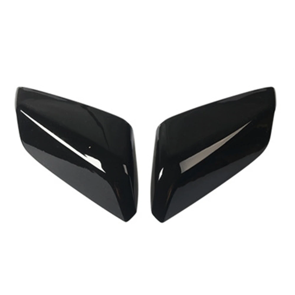 

2 pcs Top Half Mirror Covers For Chevy Malibu 2016-2021 Gloss Black 84026841 84026842 Simple Installation Practical And Durable