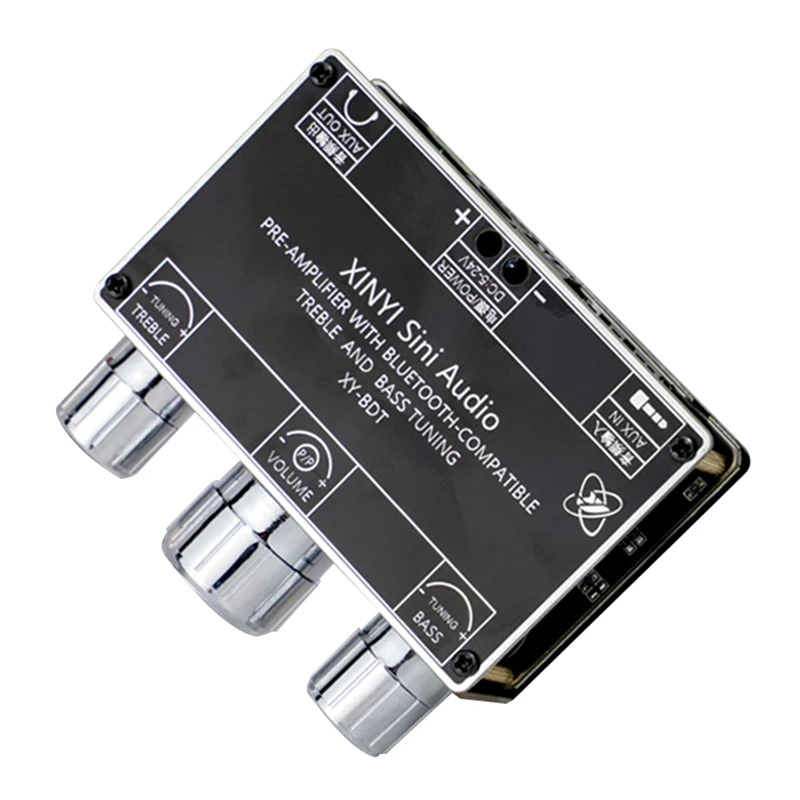 XY-BDT BT5.1 Decoding Board 20HZ-20KHZ Dual-Channel Stereo High And Low Pitch Front Module 360° Stepless Mixer DC5-24V