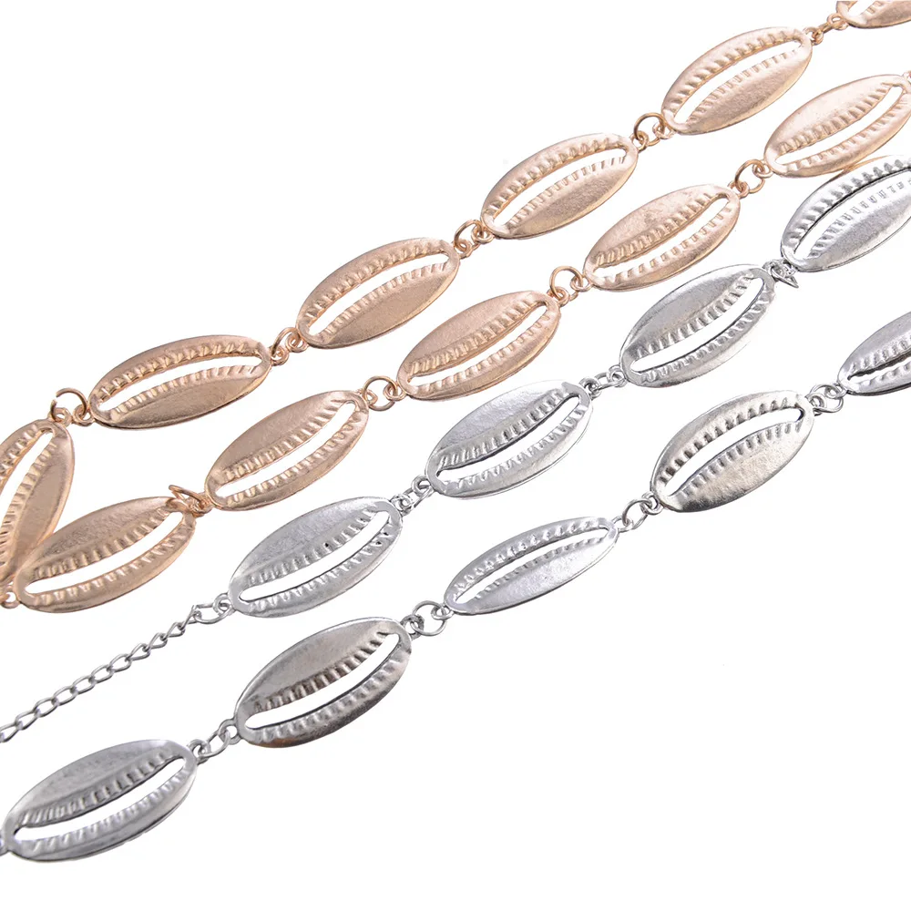 2021 designer original summer personality metal shell waist chain sexy bikini beach jewelry factory wholesale | Украшения и