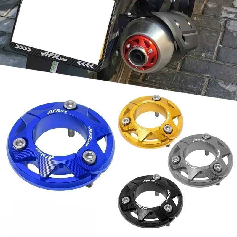 Глушитель выхлопных газов для скутера декоративная Защитная крышка HAOJUE AFR125 CNC