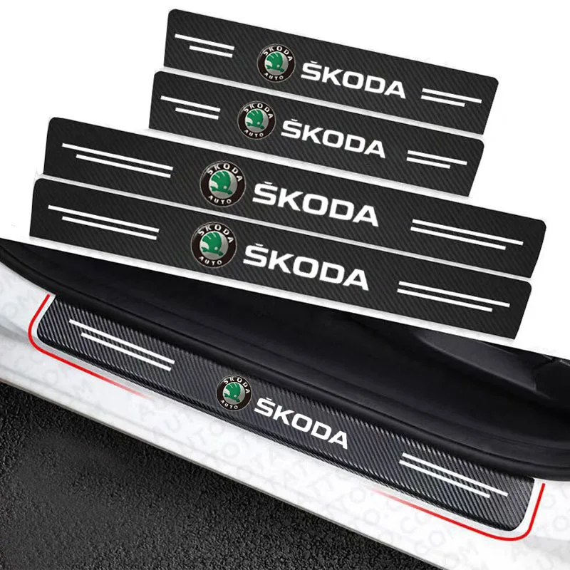 Фото Наклейка против царапин для Skoda octavia 2 a7 a5 Rapid Fabia yeti Superb KAMIQ KAROQ kodiaq SCALA citigo virs аксессуары №1