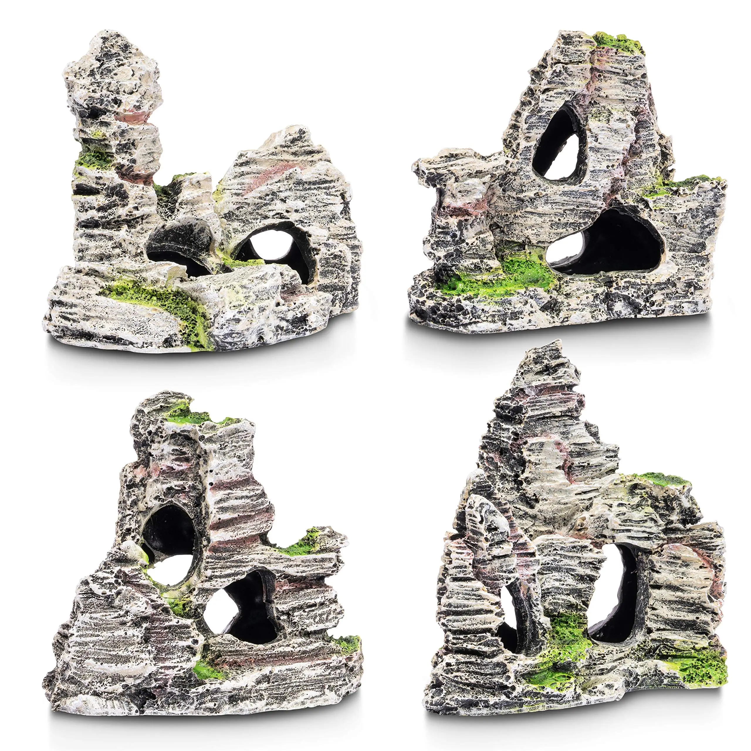 

Aquarium rockery accessories handicrafts simulation statue aquarium stone mountain fish tank resin rockery