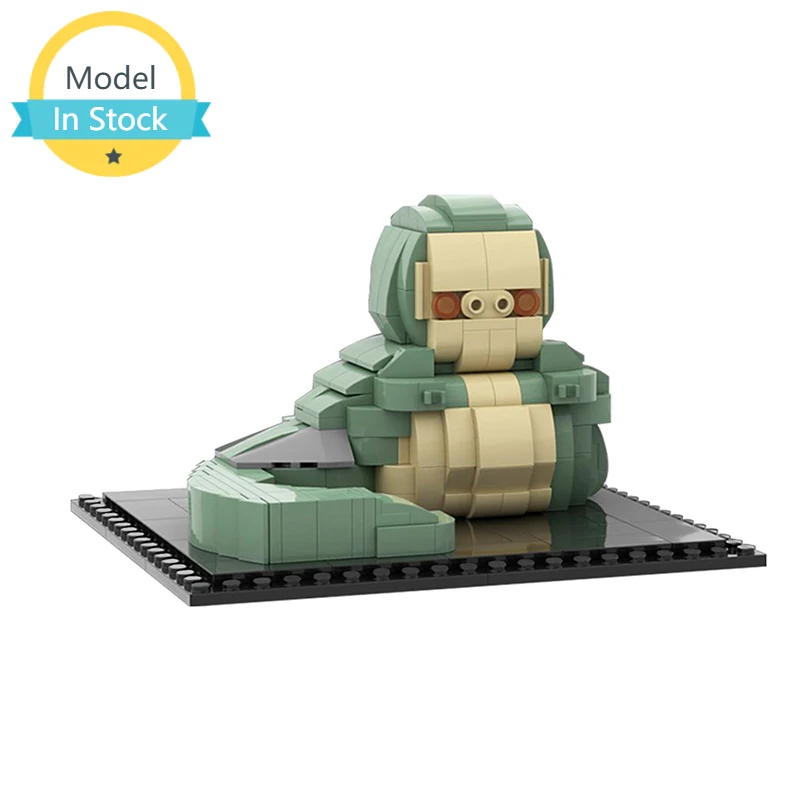 

Строительные блоки MOC, модель с вышивкой, Космический монстр, кирпичи для творчества, детская игрушка, подарок