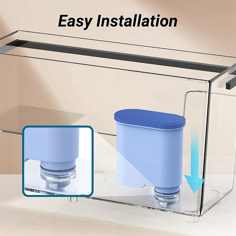 Сменный фильтр для воды совместимый с фильтром накипи Aquaclean CA6903 уменьшает в воде