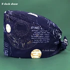 Высококачественная модная шапка с принтом для медсестер, шапки для работы в клинике для домашних животных, повседневная шапка унисекс для врачей и хирургов, шапка для стоматолога, 100% хлопок