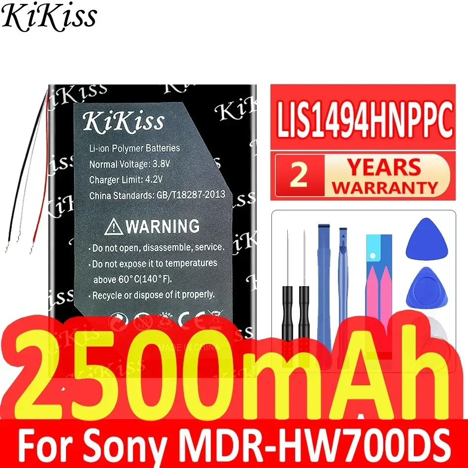 Аккумулятор KiKiss 2500 мАч LIS1494HNPPC для Sony MP3 NWZ-F800 F805 F806 NWZ-A15 LIS1494 MDR-HW700DS