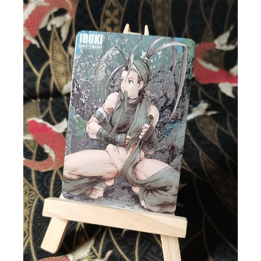 10 + 1 шт./компл. флэш-карта для уличного сражения ACG сексуальные кавайные Аниме