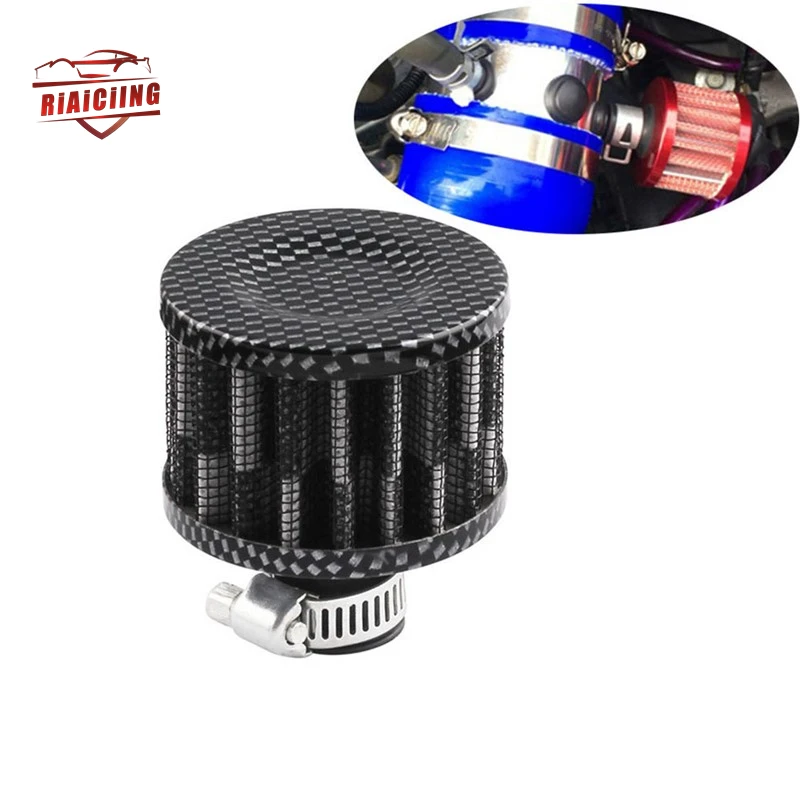 

12MM Car Accessories OIL Cold Air Intake Crank Case Turbo Vent Breather Filter Universal Interface Motorcycle Air Filter