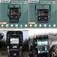 android car radio for toyota land cruiser prado 150 2010 2013 stereo autoradio 2 din tesla multimedia gps navigation player