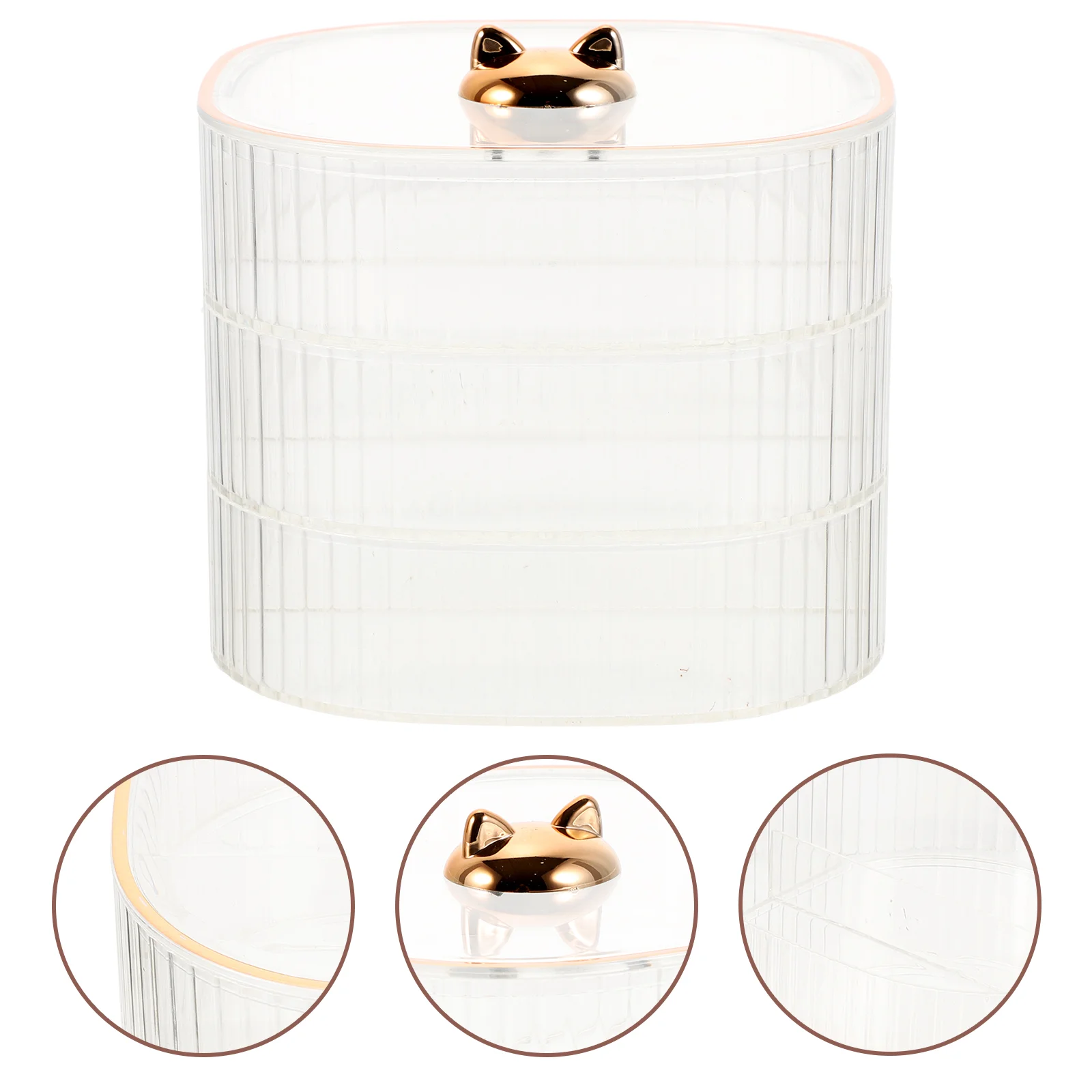 

Household Dried Fruit Container Multi Layer Candy Snack Transparent Box