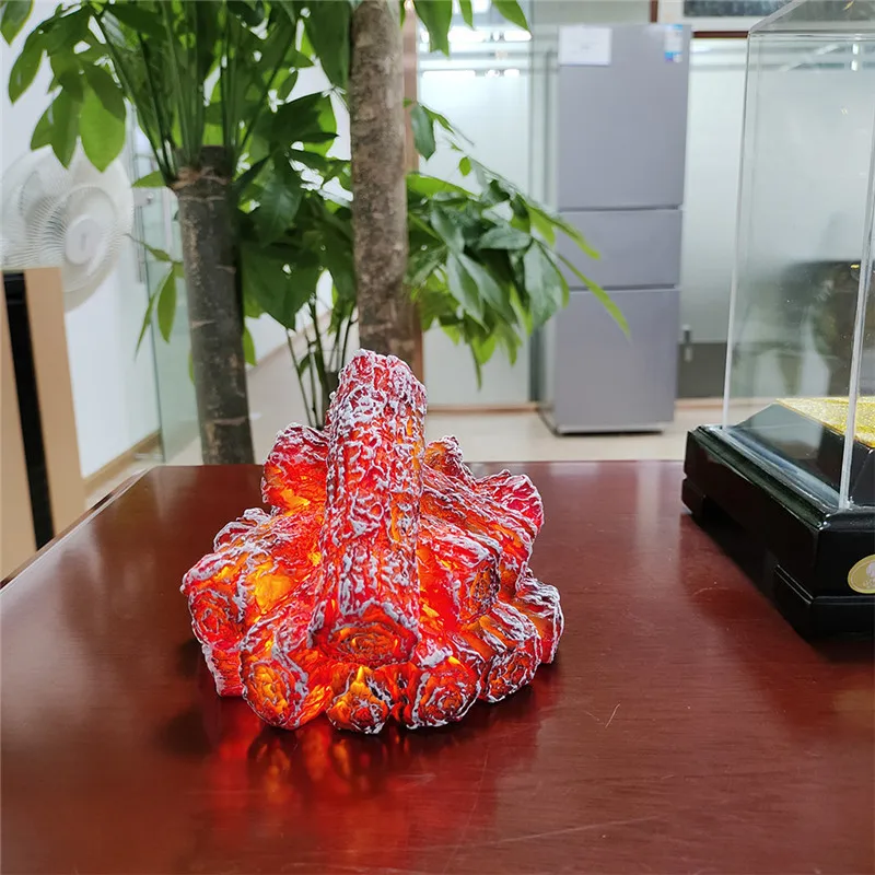 Поддельные огнеугольные огни поддельные огнеупорные лампы для украшения камина