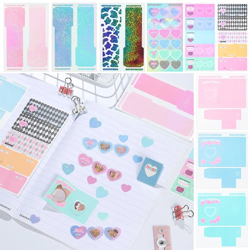 

Милая ручная карта Idol, канцелярские принадлежности, декоративные наклейки в форме сердца