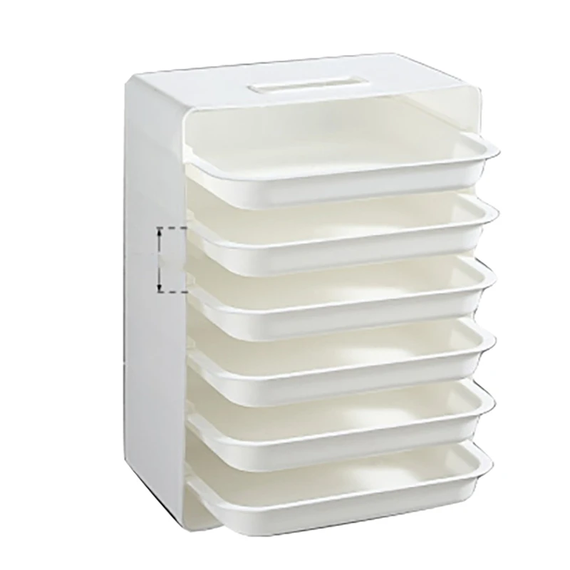 

JHD-Kitchen Storage Multi Layer Dish Tray Wall Mounted Side Dish Stackable Fruit Display Storage Plate