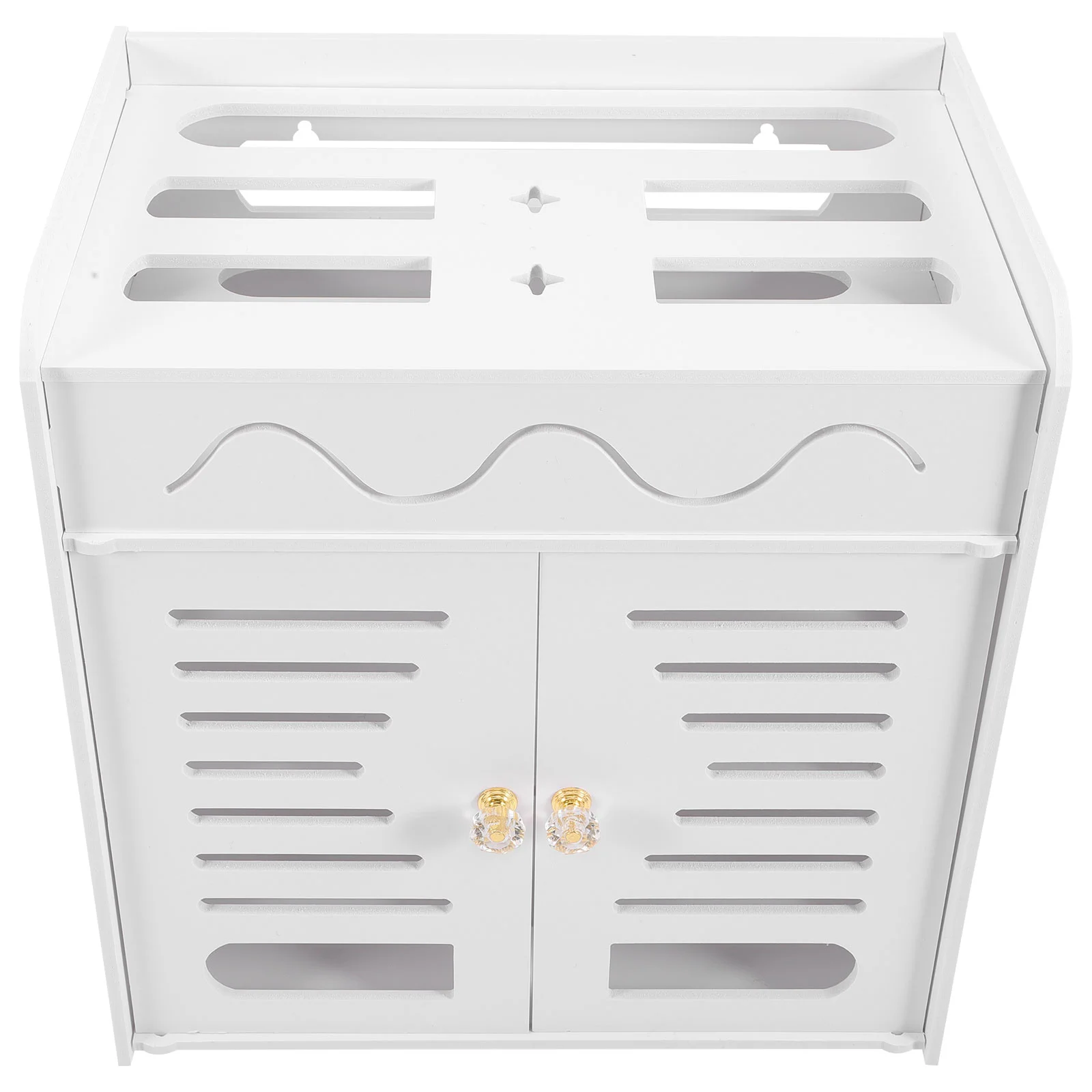 

Box Router Storage Cable Wifi Rack Home Organizer Case Supplies Cord Hider Management Wall Modem Cover Power Wires Holder